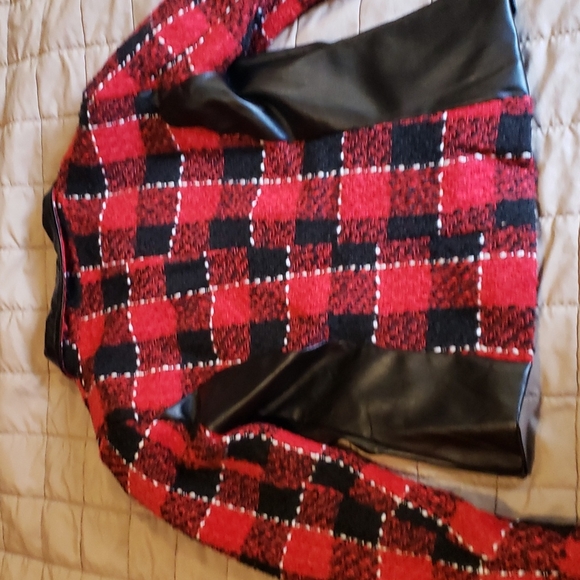 Fashion Mia knit & leather Jacket - Picture 4 of 6